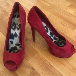 Jessica Simpson Peep-toe Platform Heels